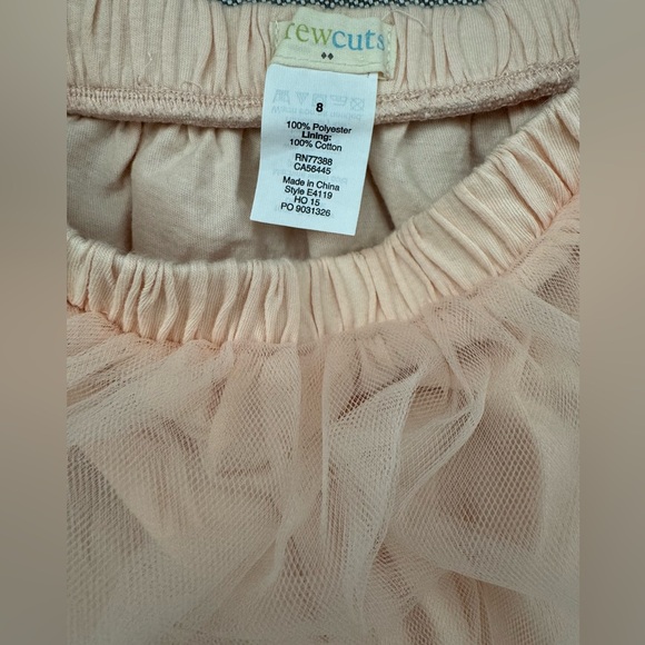 Crewcuts blush pink tulle skirt size 8 - Picture 2 of 2